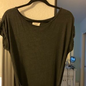 Lou and Gray Black Linen Long Dress